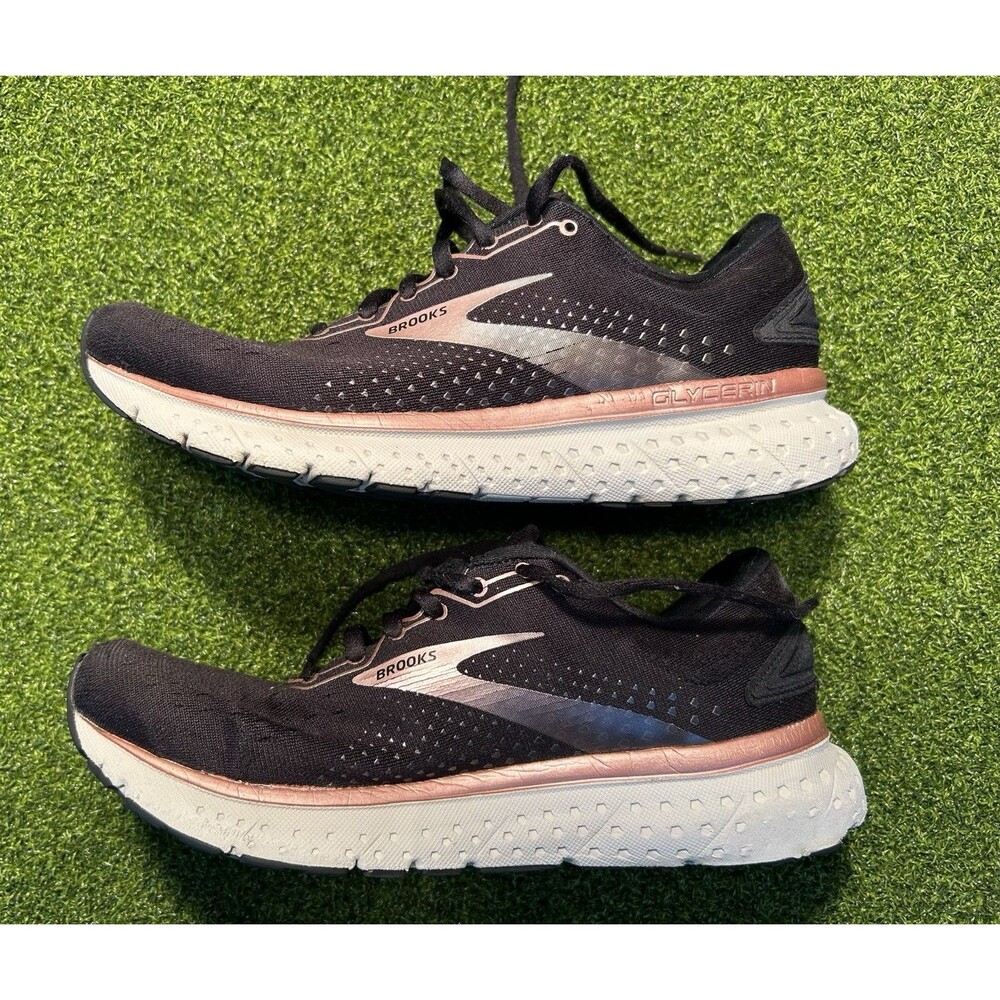 Brooks Glycerin 18 Women’s 1203171B056 Black Running Shoes Sneakers Size 10 B